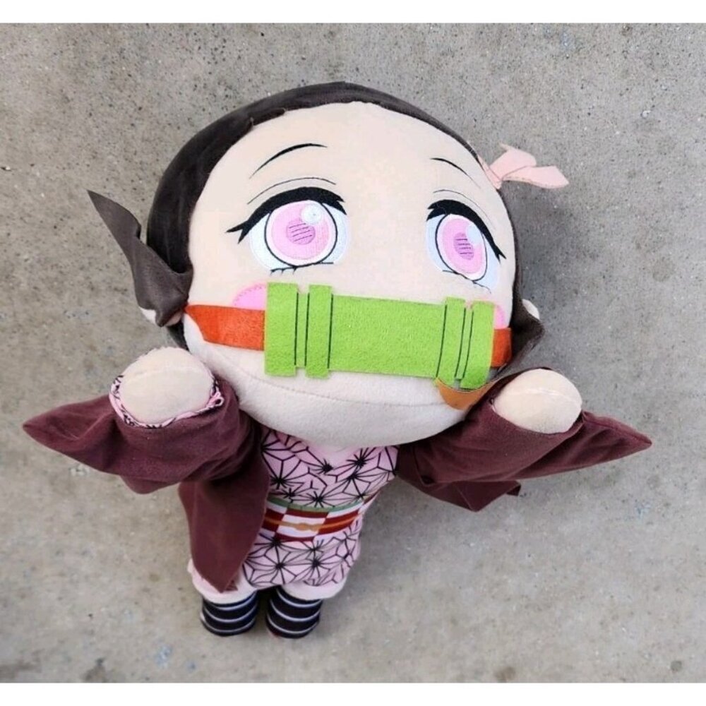 Sega Demon Slayer Kimetsu no Yaiba Jumbo Nesoberi 17" Plush Nezuko Kamado w/ Tag